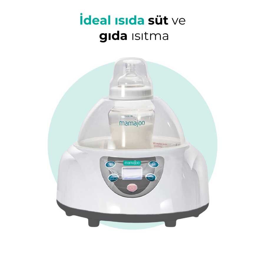 Mamajoo%205%20İşlevli%20Buhar%20Sterilizatörü,%20Kurutucu,%20Mama%20ve%20Süt%20Isıtıcı,%20Buharda%20Pişirme,%20LCD%20ekran